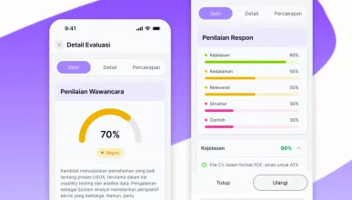 Baca feedback, lalu coba kembali